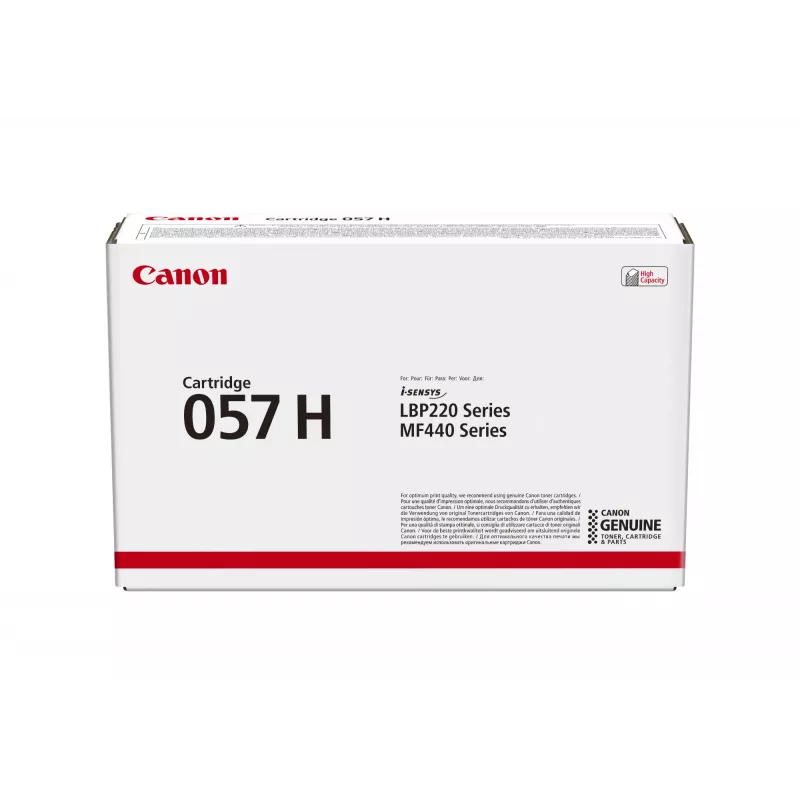 Canon i-SENSYS 057H tonera kasetne 1 gab. Oriģināls Melns