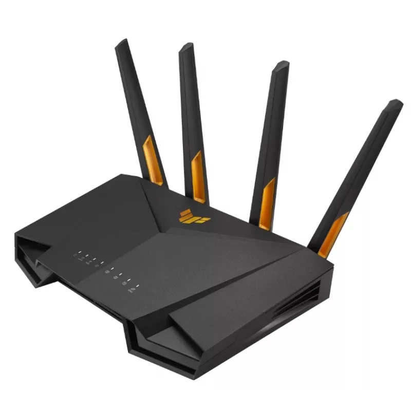 ASUS TUF-AX4200 bezvadu maršrutētājs Gigabit Ethernet Divjoslu (2.4 GHz / 5 GHz) Melns