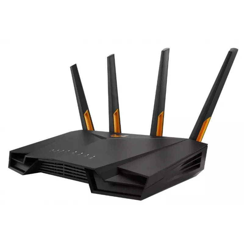 ASUS TUF-AX4200 bezvadu maršrutētājs Gigabit Ethernet Divjoslu (2.4 GHz / 5 GHz) Melns