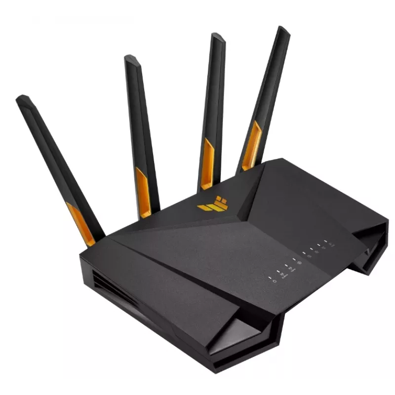 ASUS TUF-AX4200 bezvadu maršrutētājs Gigabit Ethernet Divjoslu (2.4 GHz / 5 GHz) Melns