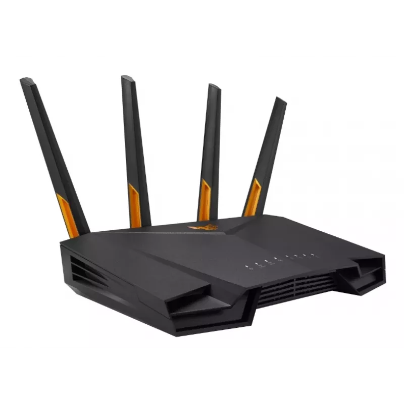 ASUS TUF-AX4200 bezvadu maršrutētājs Gigabit Ethernet Divjoslu (2.4 GHz / 5 GHz) Melns