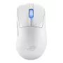 ASUS ROG Keris II Ace Wireless AimPoint White pele Gaming Labā roka RF Bezvadu + Bluetooth + USB Type-A Optiskā 42000 DPI