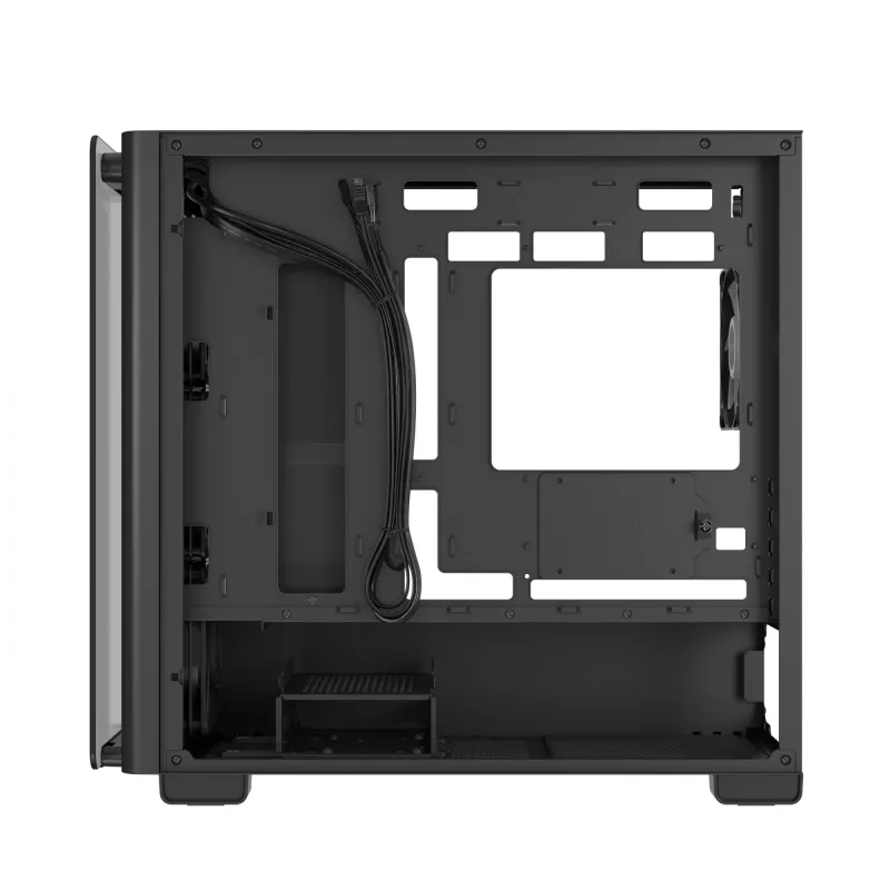 ASUS A23 PLUS TG ARGB Melns, PC, Melns, micro ATX, Mini-ITX, Daudzkrāsu, 16,5 cm, 38 cm