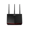 ASUS 4G-AC86U bezvadu maršrutētājs Gigabit Ethernet Divjoslu (2,4 GHz / 5 GHz) Melns