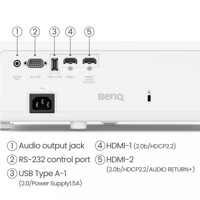 BenQ TK710 standarta projekcijas projektors 3200 ANSI lūmenu DLP UHD 4K (3840x2160) 3D melns, balts