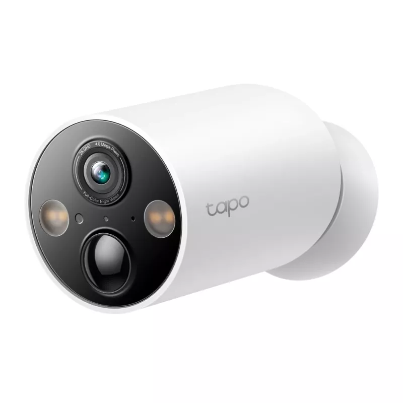 TP-Link Tapo Smart Wire-Free drošības kamera, IP drošības kamera, Ārā, Bezvadu, Pie griestiem/sienas, Balta, Lodes formas