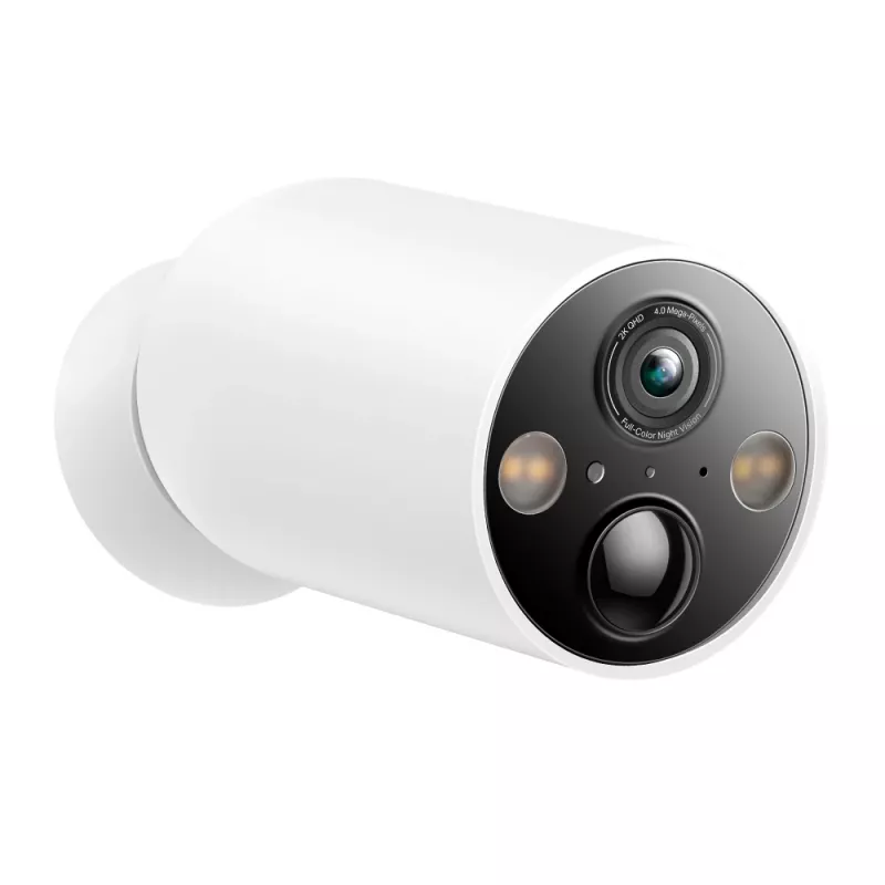 TP-Link Tapo Smart Wire-Free drošības kamera, IP drošības kamera, Ārā, Bezvadu, Pie griestiem/sienas, Balta, Lodes formas