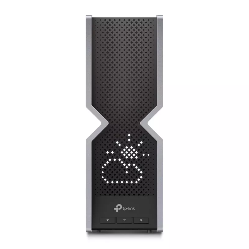 TP-Link Archer BE19000 Tri-Band Wi-Fi 7 maršrutētājs, Wi-Fi 7 (802.11be), Tri-band (2.4 GHz / 5 GHz / 6 GHz), Ethernet LAN, Melns, Nerūsējošais tērauds, Galda maršrutētājs