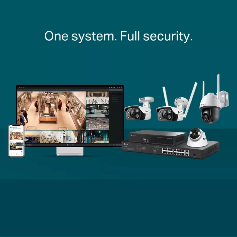 TP-Link VIGI 4MP Outdoor Full-Color Wi-Fi Bullet tīkls Camera