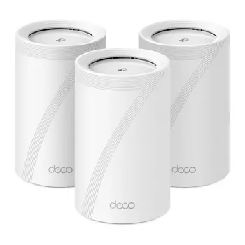 TP-Link BE9300 Whole Home Mesh Wi-Fi 7 sistēma (trīsjoslu), balta