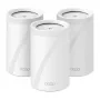 TP-Link BE9300 Whole Home Mesh Wi-Fi 7 sistēma (trīsjoslu), balta