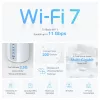 TP-Link BE9300 Visas mājas tīkla Wi-Fi 7 sistēma (trīsjoslu)