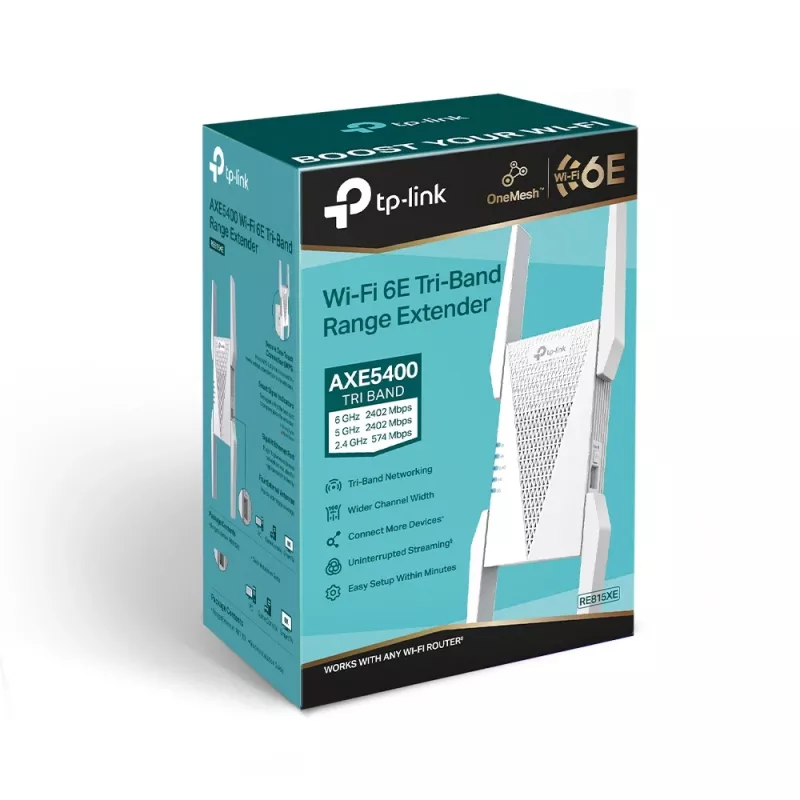 TP-Link AXE5400 Mesh Wi-Fi 6E diapazona paplašinātājs