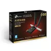 TP-Link AXE5400 Wi-Fi 6E Bluetooth 5.3 PCIe adapteris Tri-band 2402 Mbit/s