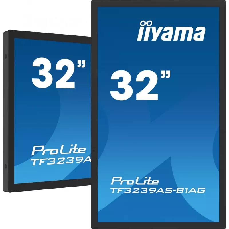 iiyama TF3239AS-B1AG datora monitors 80 cm (31,5 collas) 1920 x 1080 pikseļi Full HD LED Skārienekrāns Melns