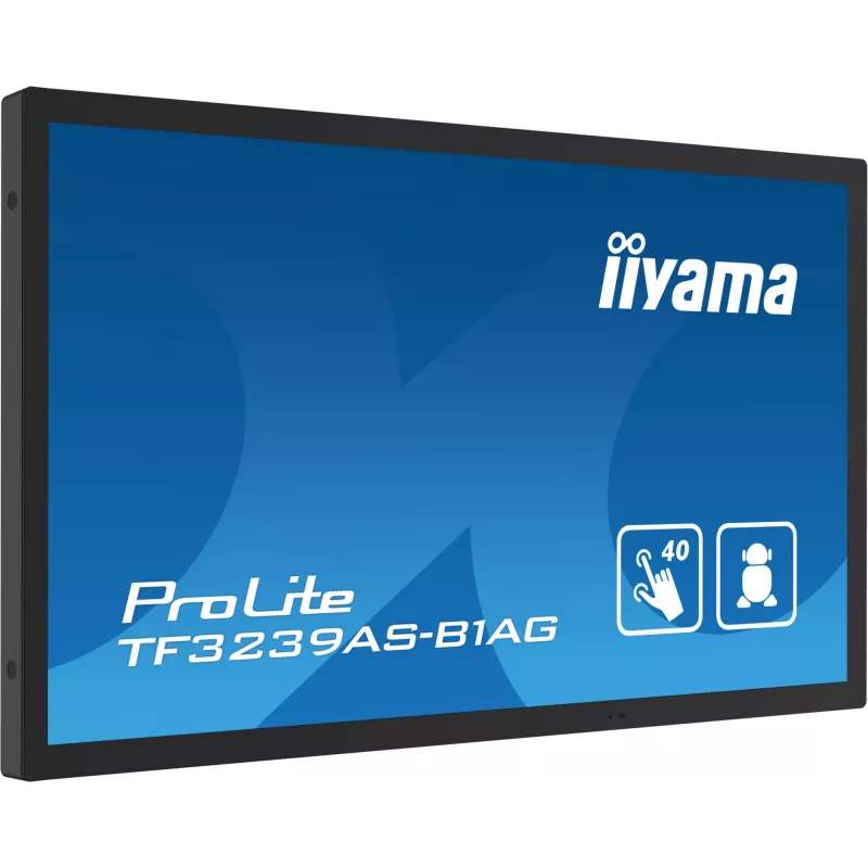 iiyama TF3239AS-B1AG datora monitors 80 cm (31,5 collas) 1920 x 1080 pikseļi Full HD LED Skārienekrāns Melns