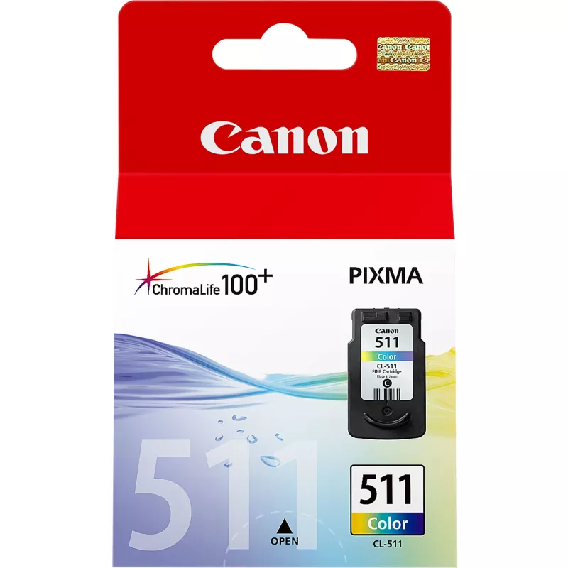 Tintes kasetne Canon CL-511 trīskrāsu ciāna madženta dzeltena