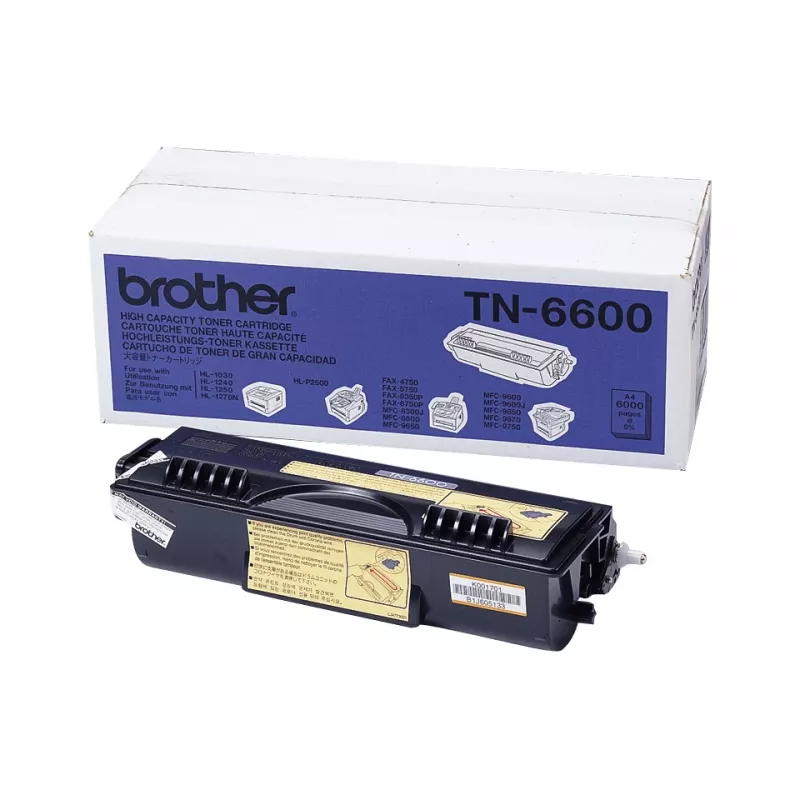 Brother TN-6600 tonera kasetne 1 gab. Oriģināla Melna