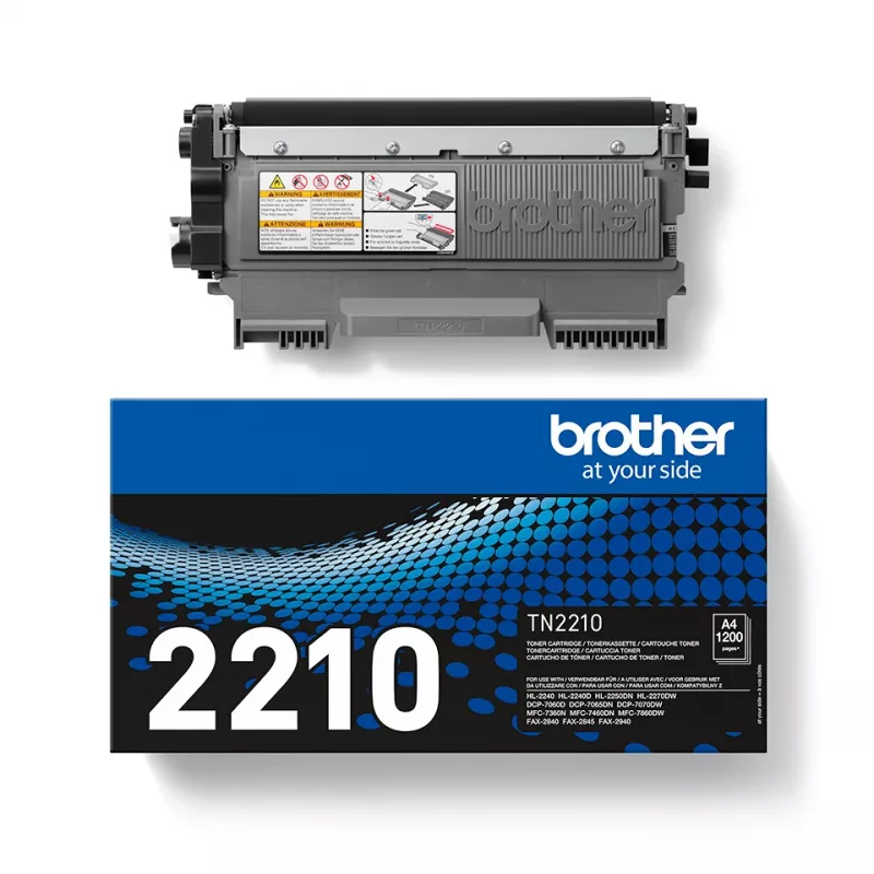 Brother TN-2210 toner kasetne 1 gab. Oriģināla Melna