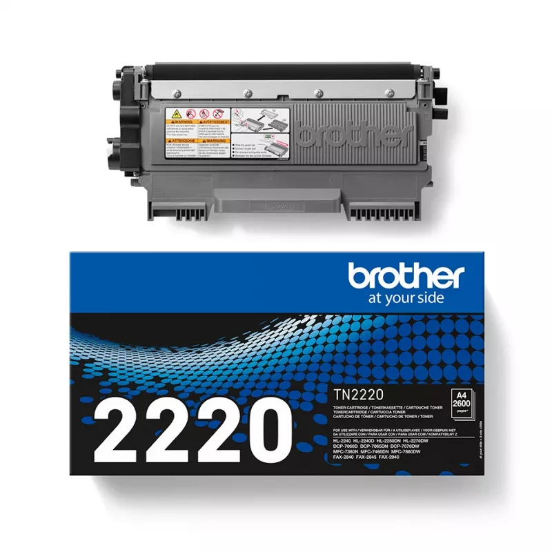 Brother TN-2220 tonera kasetne 1 gab. Oriģināla Melna