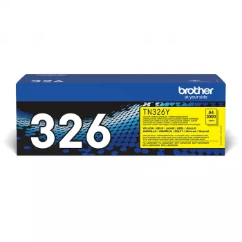 Brother TN-326Y tonera kārtridžs 1 gab. Oriģināls Dzeltens