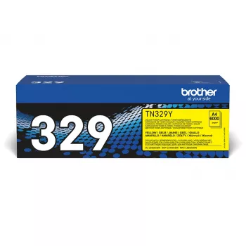 Brother Tonera kasetne TN-329 TN329 Dzeltena 3000 lpp.
