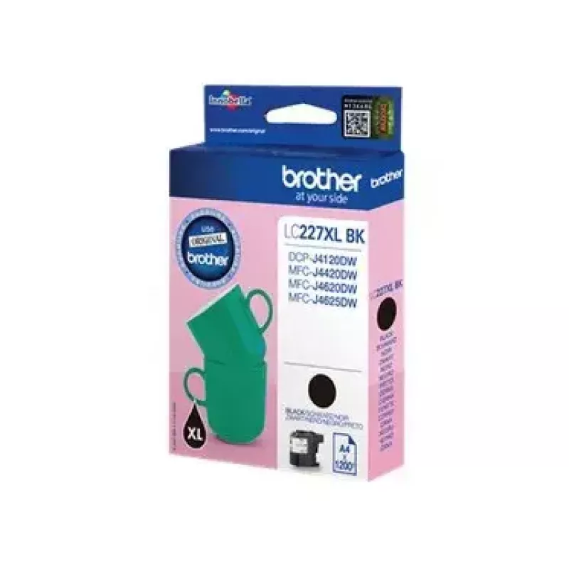Brother LC-227XLBK tintes kasetne, 1 gab., oriģināla, melna