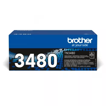 Brother TN-3480 tonera kasetne 1 gab. Oriģināla Melna