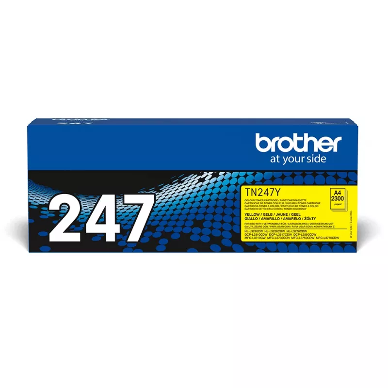Brother TN-247Y tonera kasetne 1 gab. oriģināla dzeltena