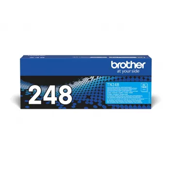 Tonera kasetne Brother TN-248C 1400 lapas zaļgani zila