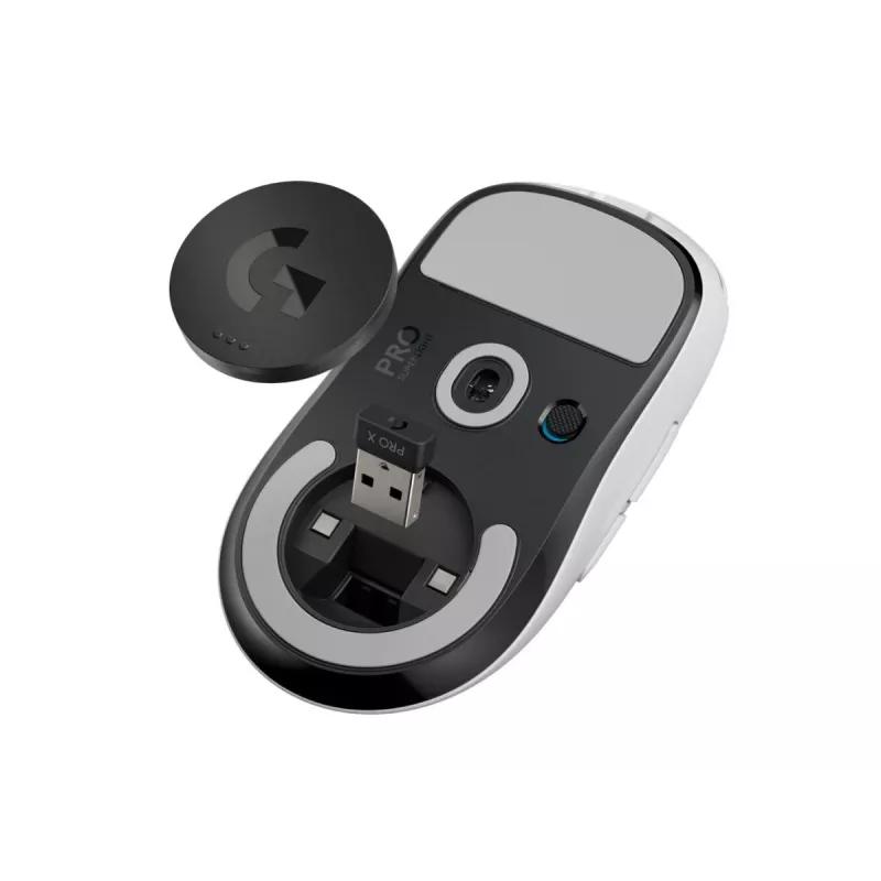 LOGITECH PRO X SUPERLIGHT Bezvadu spēļu pele - Balta