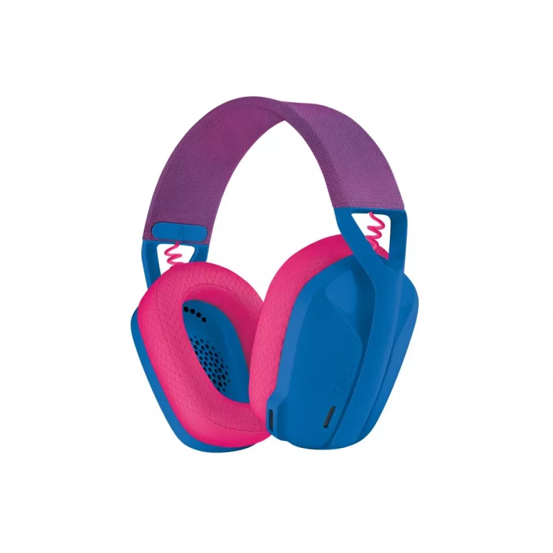 LOGITECH G435 Lightspeed bezvadu spēļu austiņas — zilas