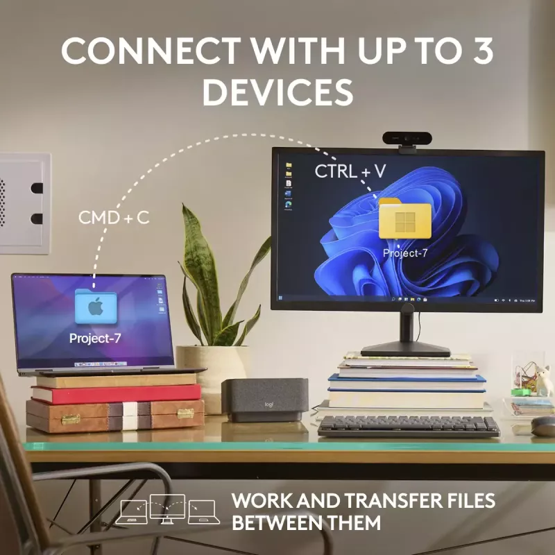 Pele Logitech MX Anywhere 3S RF bezvadu + Bluetooth