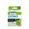 DYMO Autentiskās D1 uzlīmes | Melna druka uz baltas lentes | 12 mm x 7 m | Pašlīmējošās uzlīmes LabelManager uzlīmju printeriem | Ražots Eiropā
