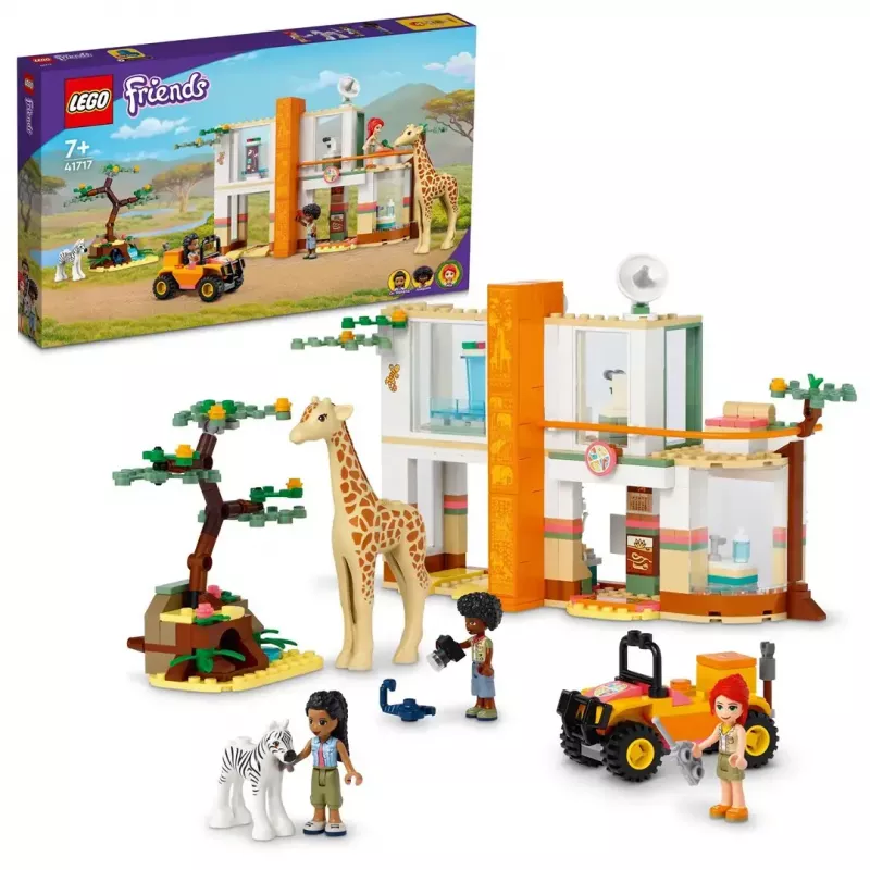 LEGO komplekts LEGO Friends 41717 Mia's Wildlife Rescue rotaļu komplekts ar dzīvnieku figūrām un aksesuāriem