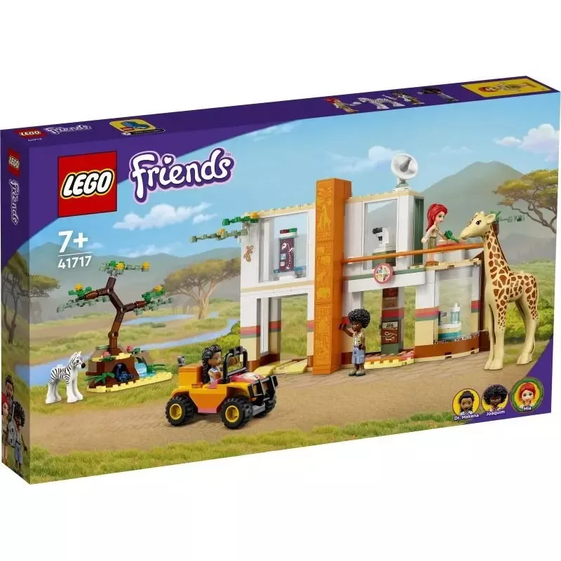 LEGO komplekts LEGO Friends 41717 Mia's Wildlife Rescue rotaļu komplekts ar dzīvnieku figūrām un aksesuāriem