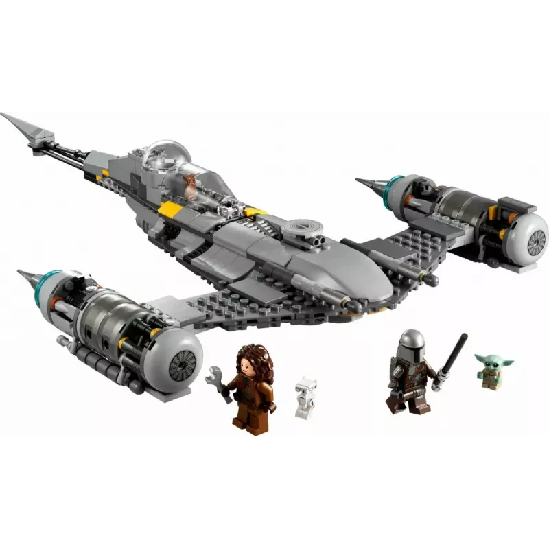 Konstrukciju rotaļlieta LEGO Star Wars N-1 Starfighter ar The Child (Baby Yoda) figūriņu 75325