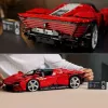 LEGO Technic konstrukcijas komplekts Ferrari Daytona SP3 mērogā 1:8, 3 778 detaļas, sarkans, 6.99 kg