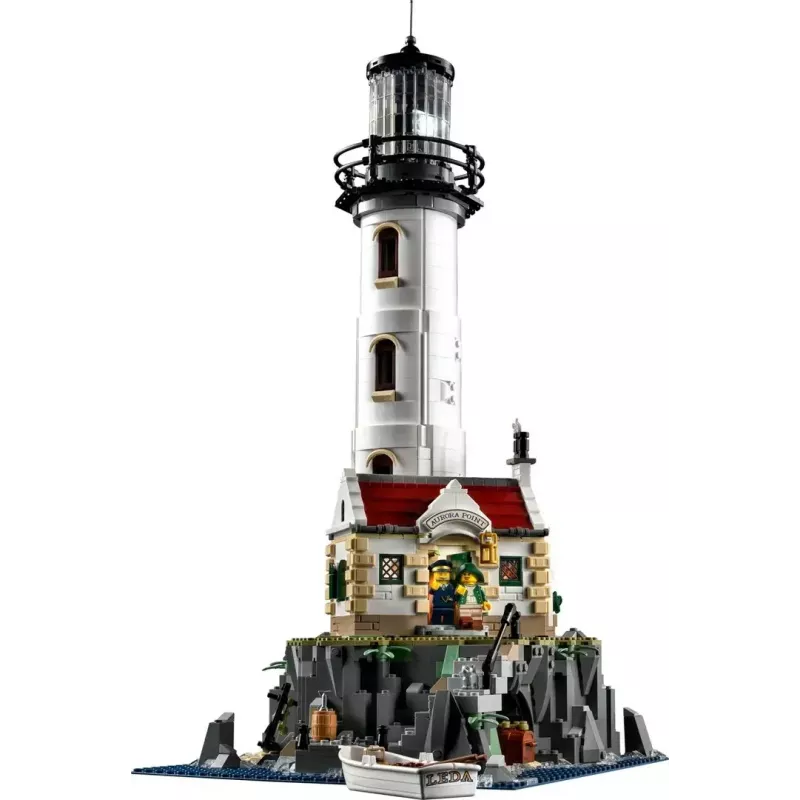 LEGO Ideas 21335 motorizētā bāka – 2 065 detaļas, motorizēta rotējoša gaisma, 18+