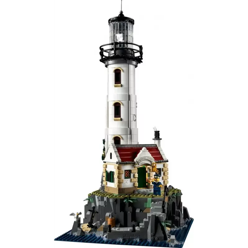 LEGO Ideas 21335 motorizētā bāka – 2 065 detaļas, motorizēta rotējoša gaisma, 18+