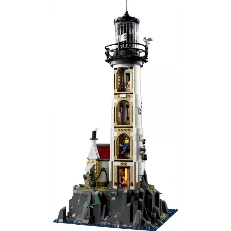 LEGO Ideas 21335 motorizētā bāka – 2 065 detaļas, motorizēta rotējoša gaisma, 18+