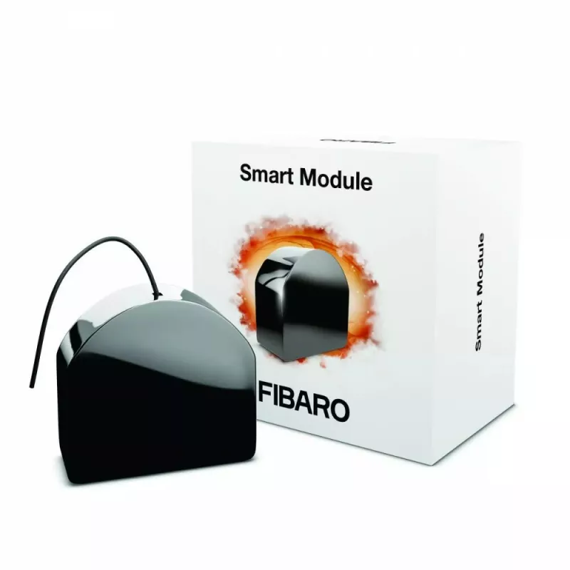 Viedais modulis Fibaro FGS-214 Z-Wave Plus EU – releja modulis DIN/montāžai, maks. 2.5 kW