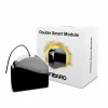 Sienā iebūvējams 2 kanālu releja modulis Fibaro FGS-224 Z-Wave Plus, 100–240 V AC, 50/60 Hz, maks. 9,5 A, melns