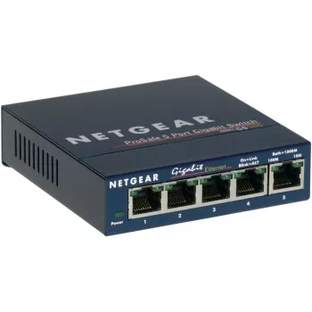 NETGEAR GS105 Nepārvaldāms Gigabit Ethernet (10/100/1000) Zils