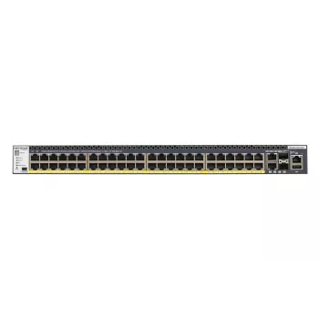 NETGEAR M4300-52G-PoE+ 550W PSU pārvaldīts L2/L3/L4 Gigabit Ethernet (10/100/1000) Power over Ethernet (PoE) 1U melns