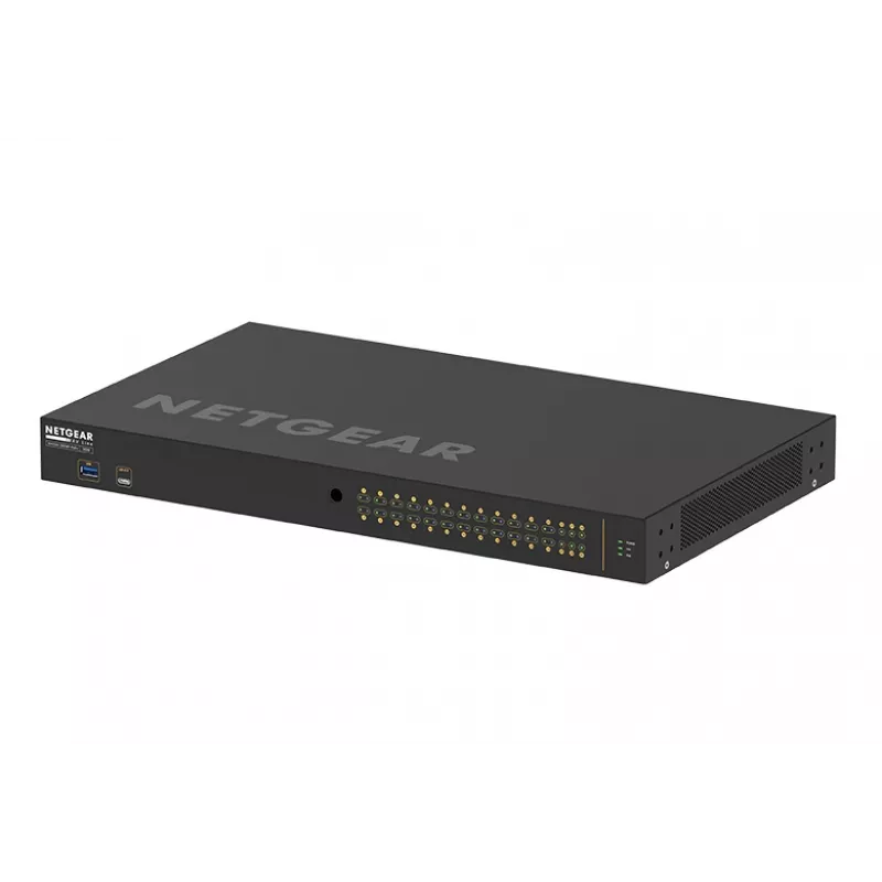 NETGEAR GSM4230P-100EUS tīkla komutators pārvaldāms L2/L3 Gigabit Ethernet (10/100/1000) Jauda over Ethernet (PoE) 1U melns