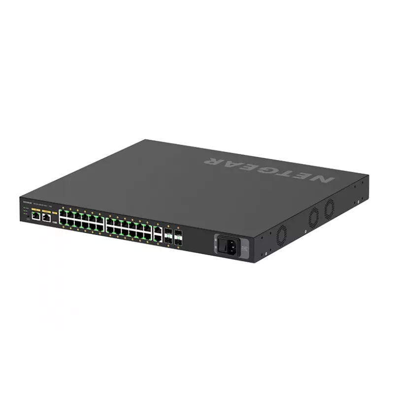 NETGEAR GSM4230P-100EUS tīkla komutators pārvaldāms L2/L3 Gigabit Ethernet (10/100/1000) Jauda over Ethernet (PoE) 1U melns