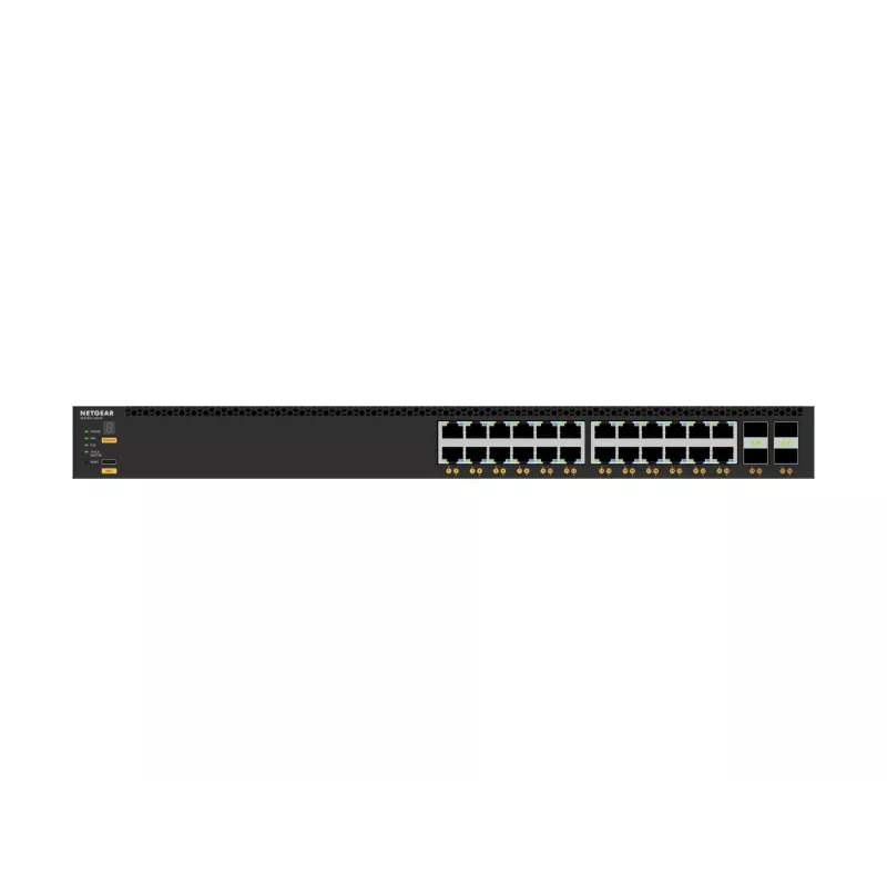 NETGEAR M4350-24X4V Pārvaldīts L3 10G Ethernet (100/1000/10000) Power over Ethernet (PoE) 1U Melns