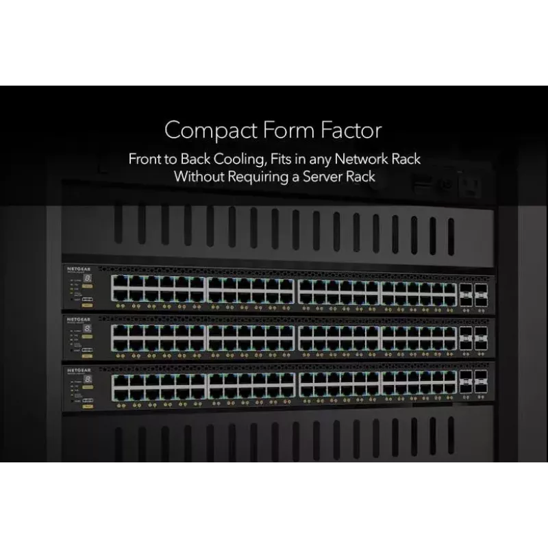 NETGEAR M4350-8X8F pārvaldāms L3 10G Ethernet (100/1000/10000) 1U melns