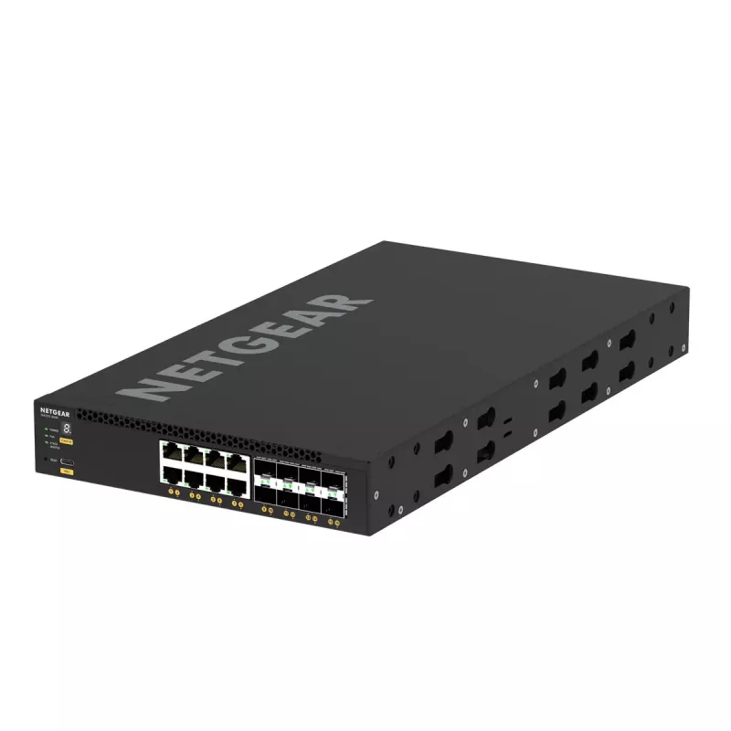 NETGEAR M4350-8X8F pārvaldāms L3 10G Ethernet (100/1000/10000) 1U melns